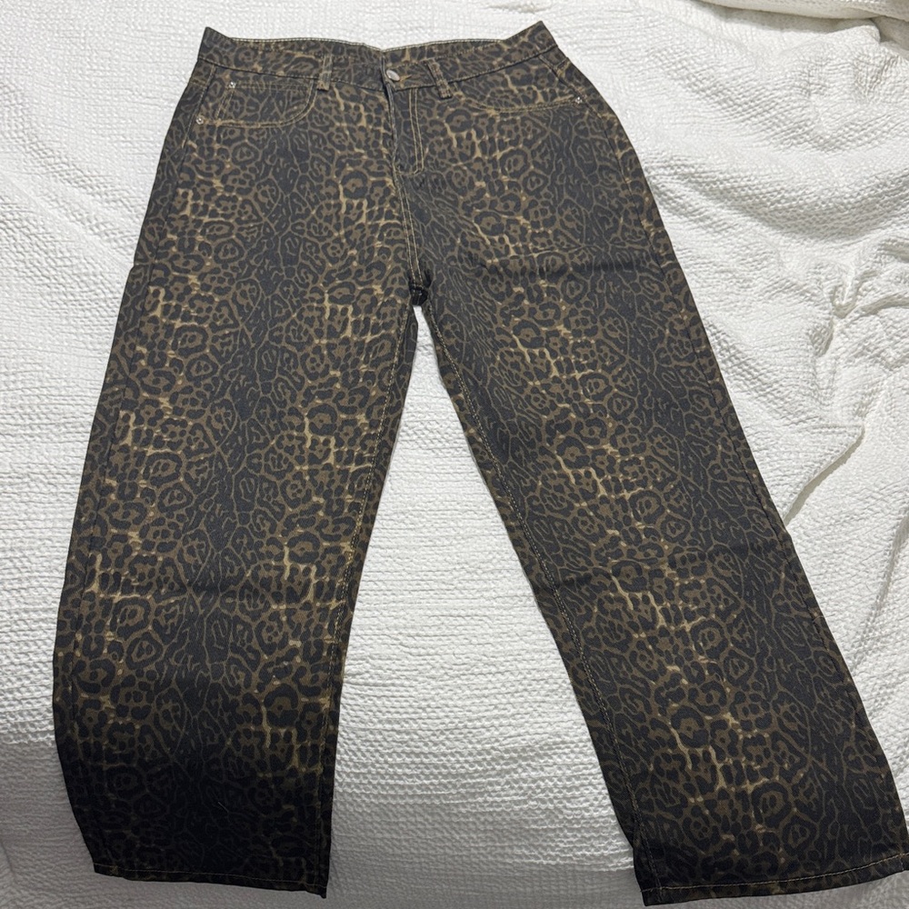 Leopard Print Pants